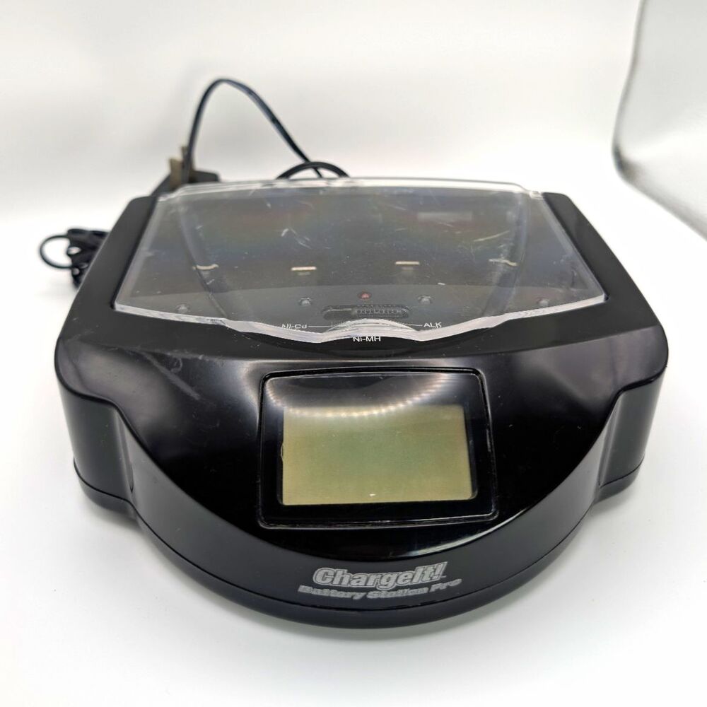 ChargeIt! Battery Station Pro 07662 AA/AAA/9V Mains Charger w/ LCD Display